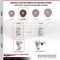 Service Caster 3.5 Inch High Temp Glass Filled Nylon 3/4 Inch Square Stem Caster with Brake SCC SCC-SQ20S3514-GFNSHT-TLB-34 - alternate 3